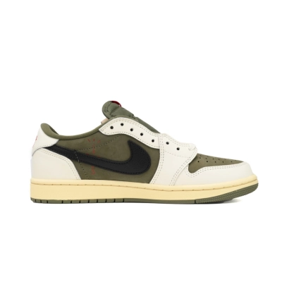 PKGoden Jordan 1 Low OG Travis Scott Olive,DM7866-200 01