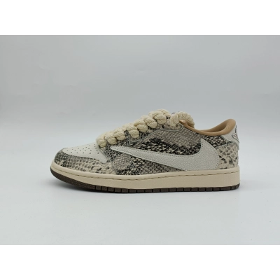 PKGoden Customized Travis Scott x Air Jordan 1 Low 01