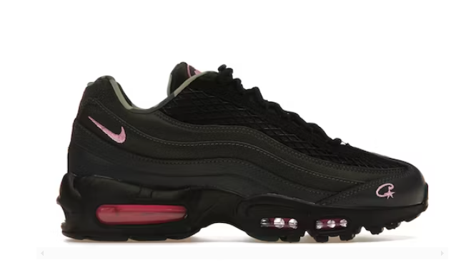 Air Max 95 SP Corteiz Pink Beam and Givenchy-front and back graffiti letter black T-Shirt
