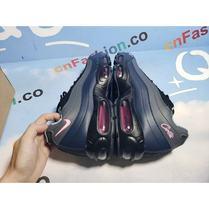 Air Max 95 SP Corteiz Pink Beam and Givenchy-front and back graffiti letter black T-Shirt