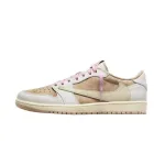 PKGoden Jordan 1 Low OG Sail Shy Pink Travis Scott,DM7866-106