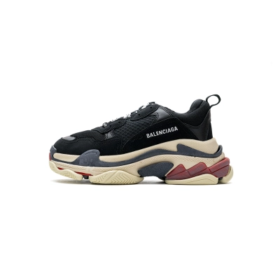 PKGoden Balenciaga Triple S Black Red 01