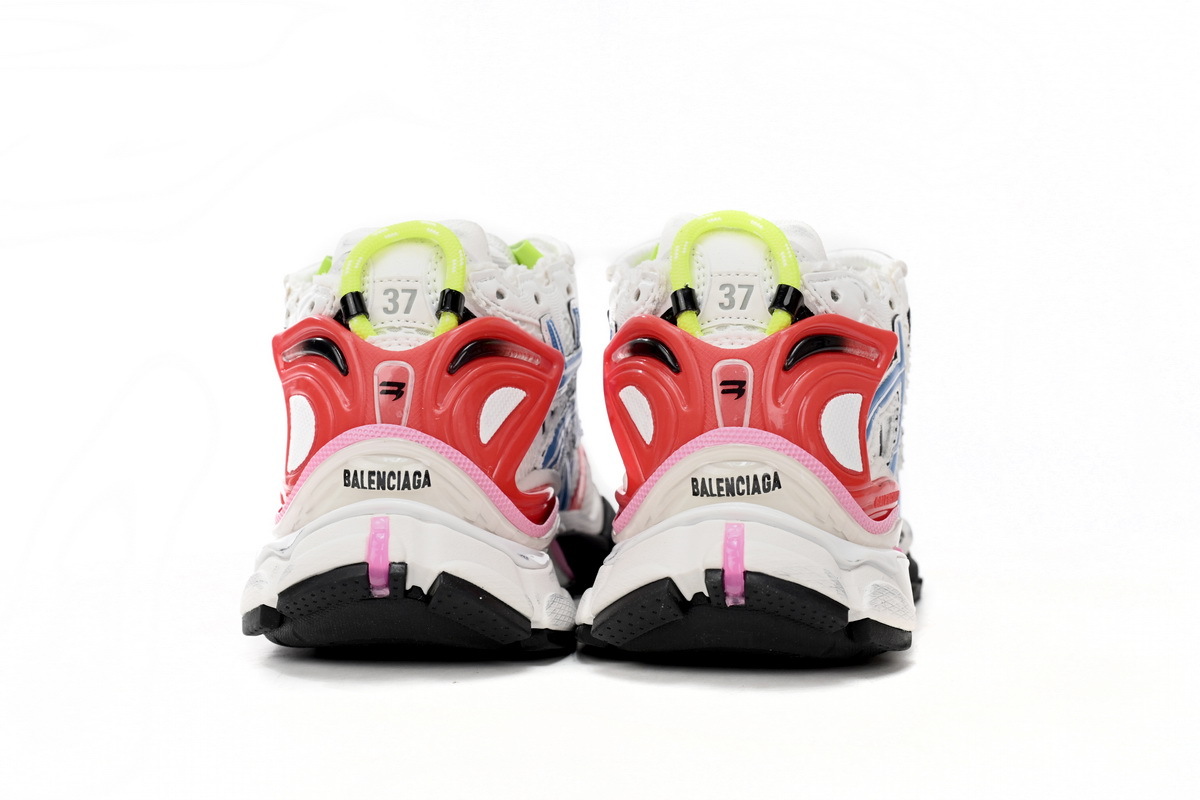 PKGoden Balenciaga 7th Runner White Blue Red 677402 W3RB6 9645