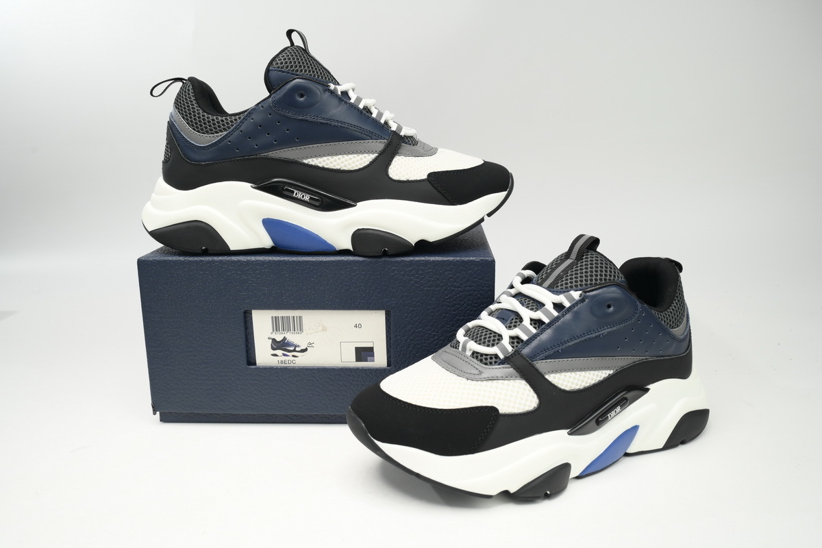 Flash Sale PKGoden Dior B22 Sneakers White Blue 3SN231YXX_H865