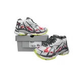 PKGoden Balenciaga 7th Runner White Black and Red 677402 W3RB2 9167