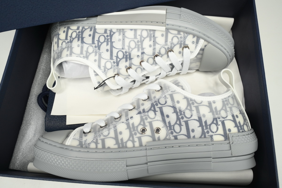 PKGoden Dior B23 HT Oblique Low Cut Blue Gray