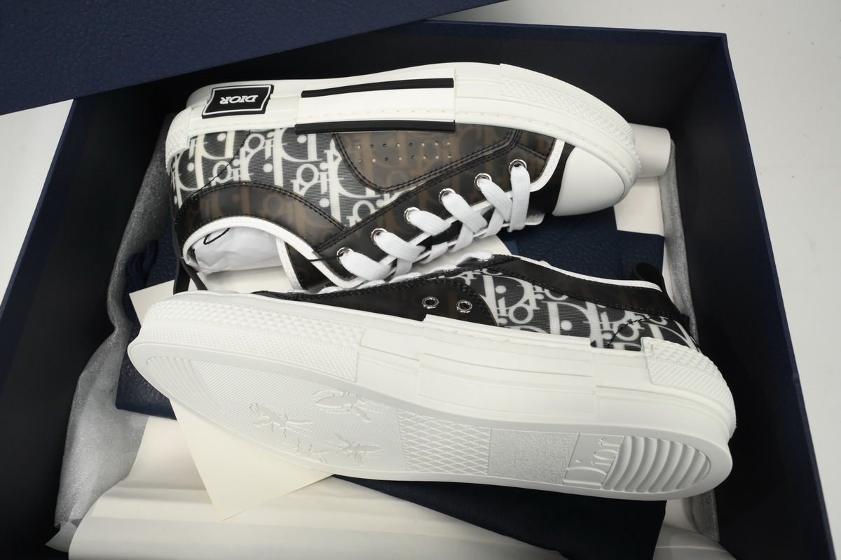 PKGoden Dior B23 HT Oblique Transparency Low Bang Black and White