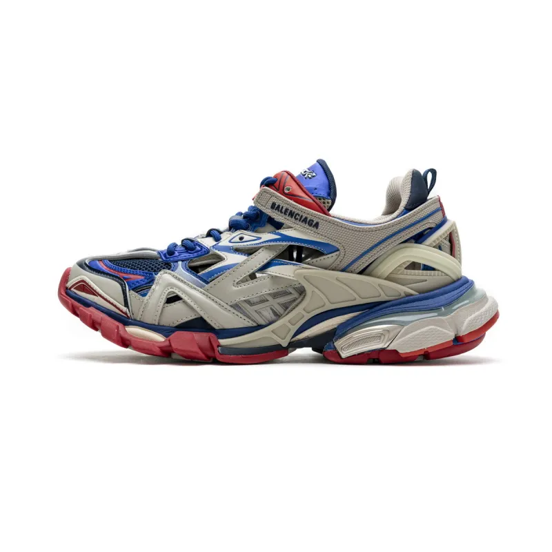 PKGoden Balenciaga 4th Track 2 Sneaker Beige Blue 570391 W2GN2 8570