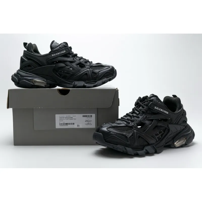 PKGoden Balenciaga 4th Track 2 Sneaker Black 570391 W2GN1 1000