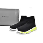 PKGoden Balenciaga socks Sneaker Speed Black green letters