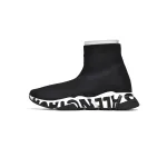 PKGoden Balenciaga socks Sneaker Speed Black black letters