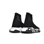 PKGoden Balenciaga socks Sneaker Speed Black black letters