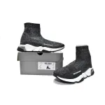 PKGoden Balenciaga socks Sneaker Speed Trainer Silver