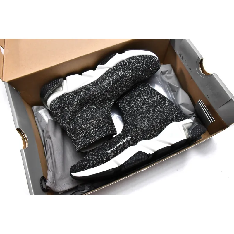 PKGoden Balenciaga socks Sneaker Speed Trainer Silver