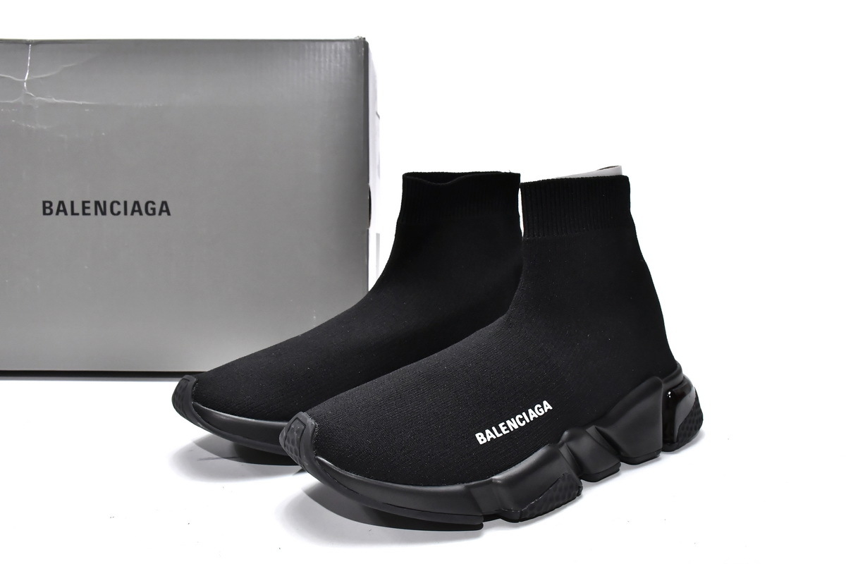 PKGoden Balenciaga socks Sneaker Speed Trainer Black