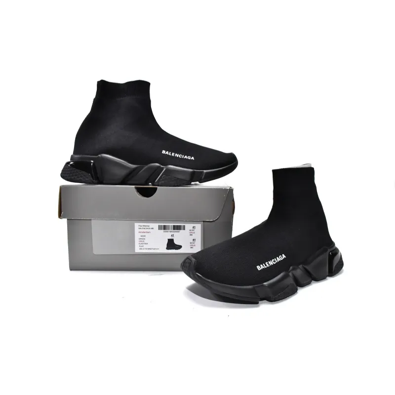 PKGoden Balenciaga socks Sneaker Speed Trainer Black