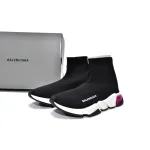 PKGoden Balenciaga socks Sneaker Speed Trainer Black Purple