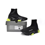 PKGoden Balenciaga socks Sneaker Speed Trainer Black Green
