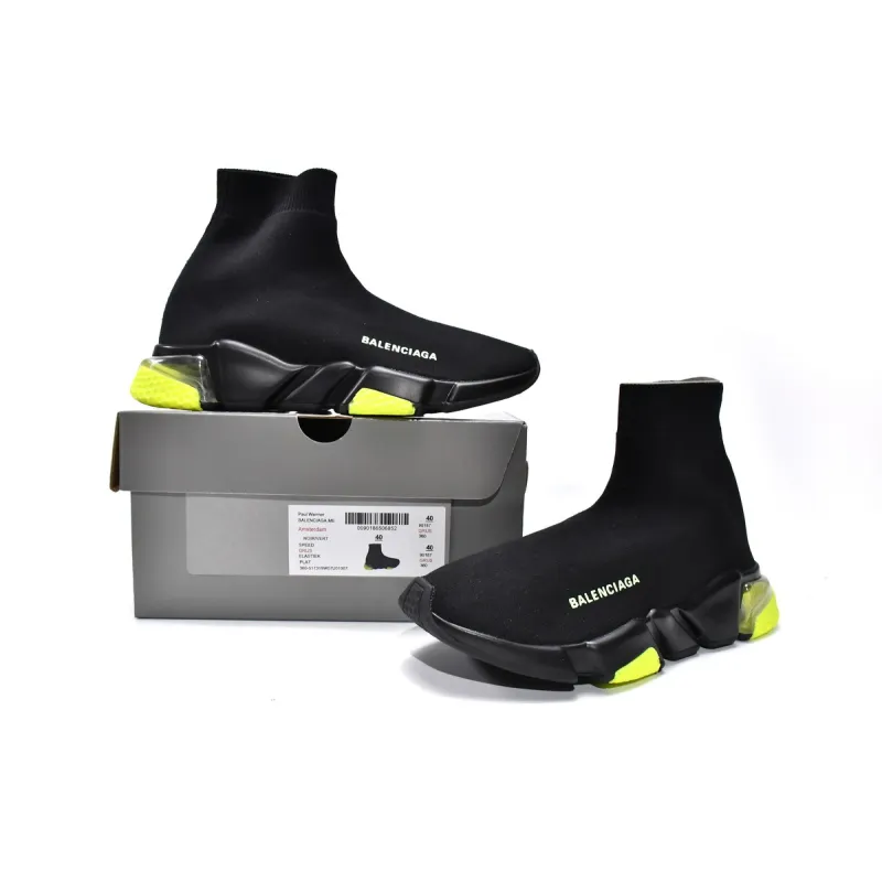 PKGoden Balenciaga socks Sneaker Speed Trainer Black Green