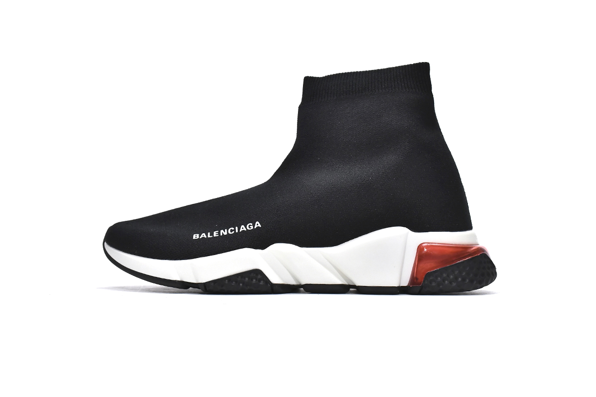 PKGoden Balenciaga socks Sneaker Speed Trainer Black Orange