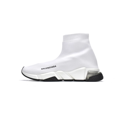 PKGoden Balenciaga socks Sneaker Speed Trainer White 01