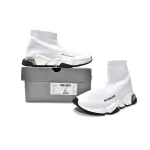 PKGoden Balenciaga socks Sneaker Speed Trainer White