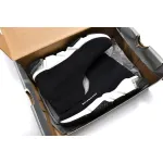 PKGoden Balenciaga socks Sneaker Speed Trainer Black White
