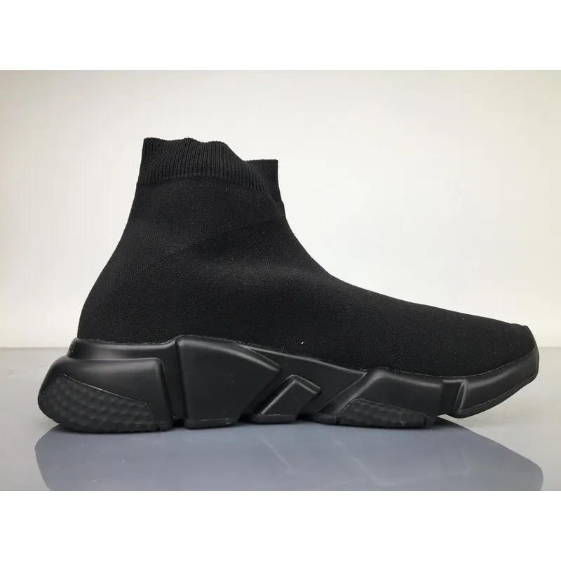 PKGoden Balenciaga socks Sneaker Speed Runner all black