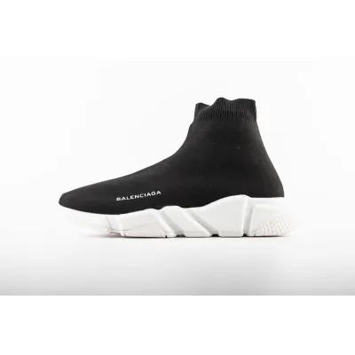 PKGoden Balenciaga socks Sneaker Speed Runner black white 01