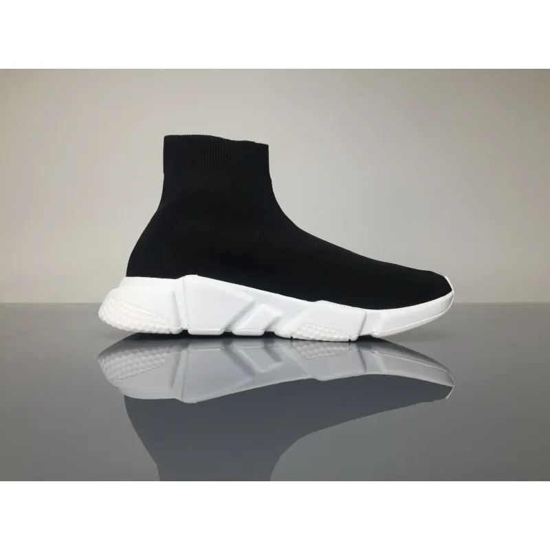PKGoden Balenciaga socks Sneaker Speed Runner black white
