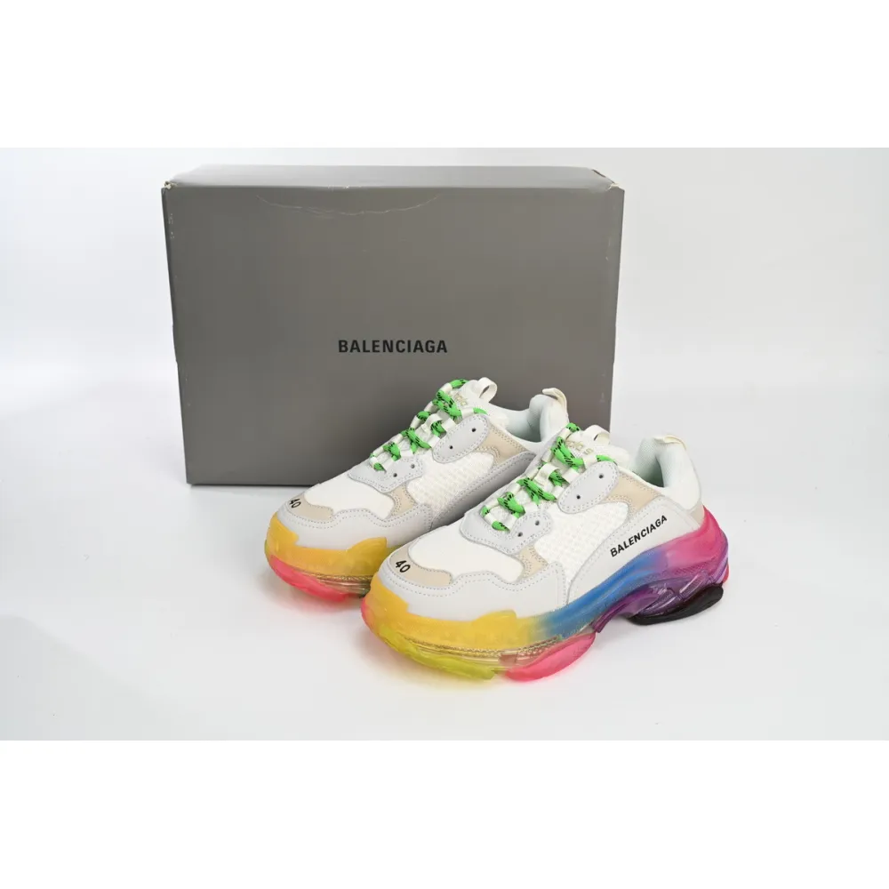 PKGoden Balenciaga Triple S Rainbow 544351 W09E1 1895