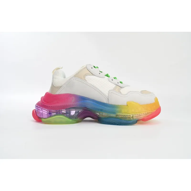 PKGoden Balenciaga Triple S Rainbow 544351 W09E1 1895
