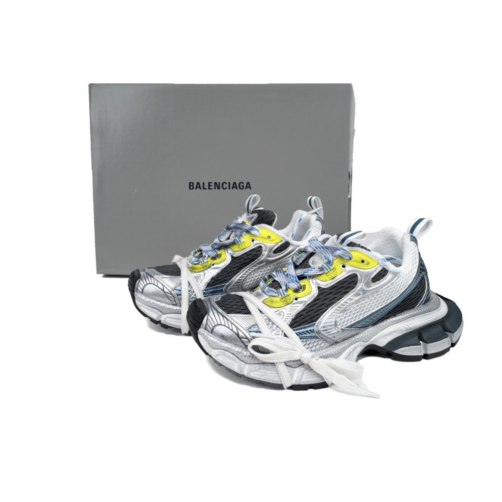 PKGoden Balenciaga 10th  White Silver Black Blue 734731 W3XL5 9047