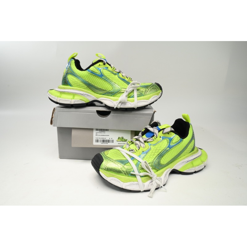 PKGoden Balenciaga 10th Black Black Fluorescent Green 734734 W3XL6 7019