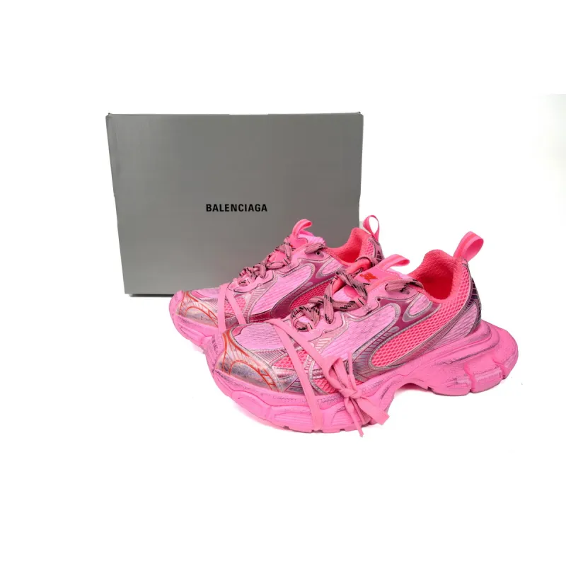 PKGoden Balenciaga 10th Black Black And White Pink 734734 W3XL6 5050