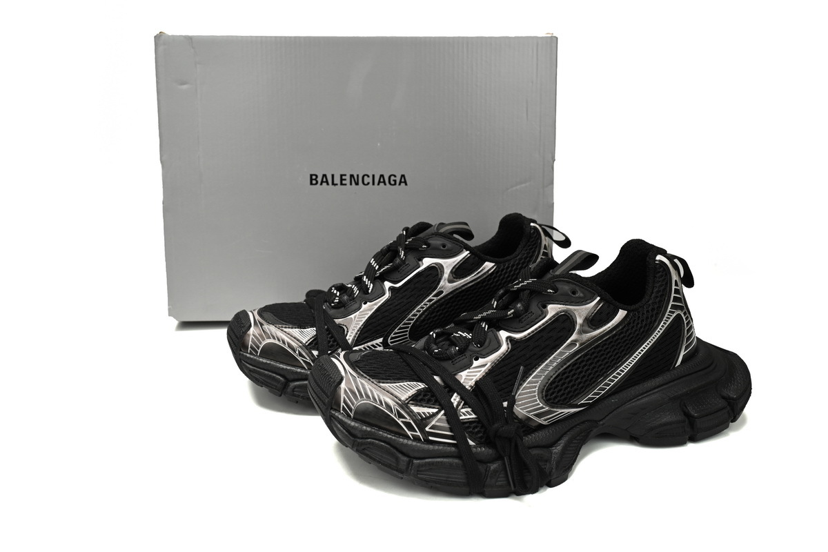 PKGoden Balenciaga 10th Black Silver 734734 W3XL 11090
