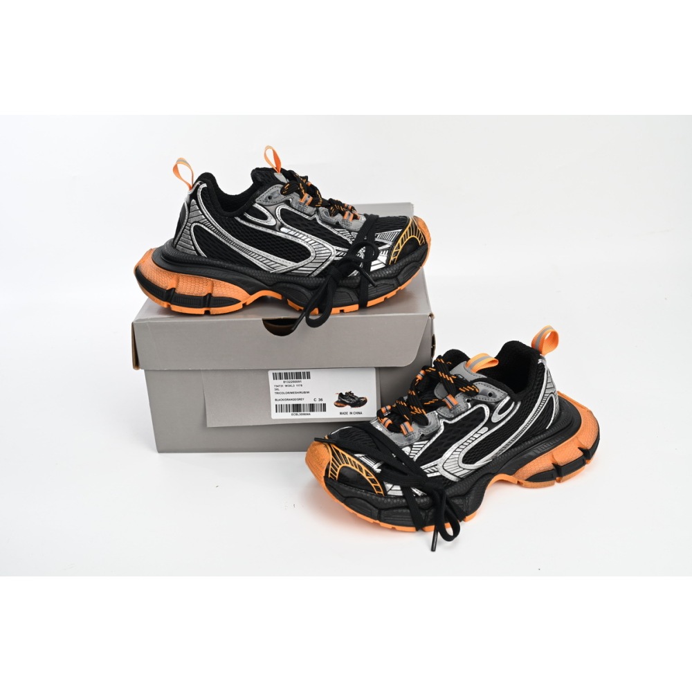 PKGoden Balenciaga 10th All Black Orange 734731 W3XL3 1178