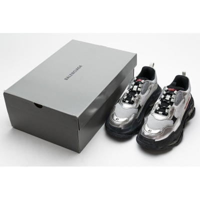 PKGoden Balenciaga Triple S Black Silver 541624 W09E1 7320 02