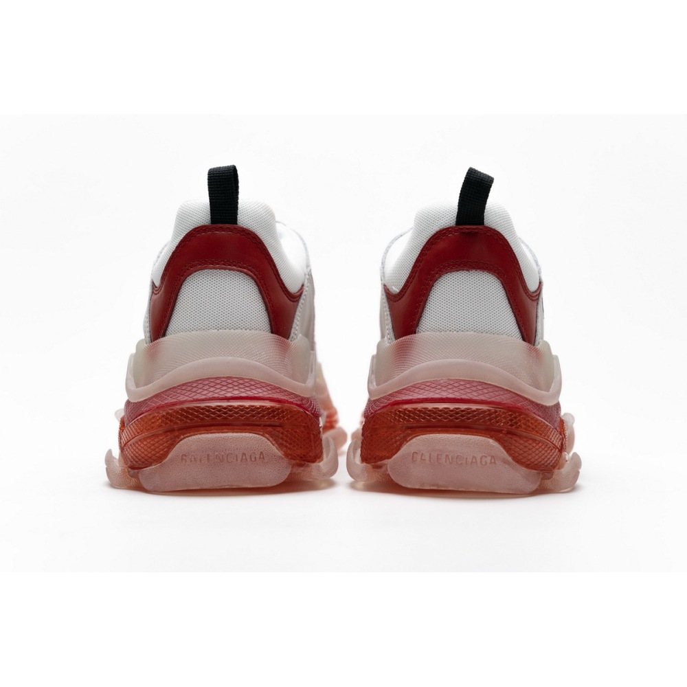 PKGoden Balenciaga Triple S White Red 544351 W09E1 4552