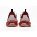 PKGoden Balenciaga Triple S White Red 544351 W09E1 4552