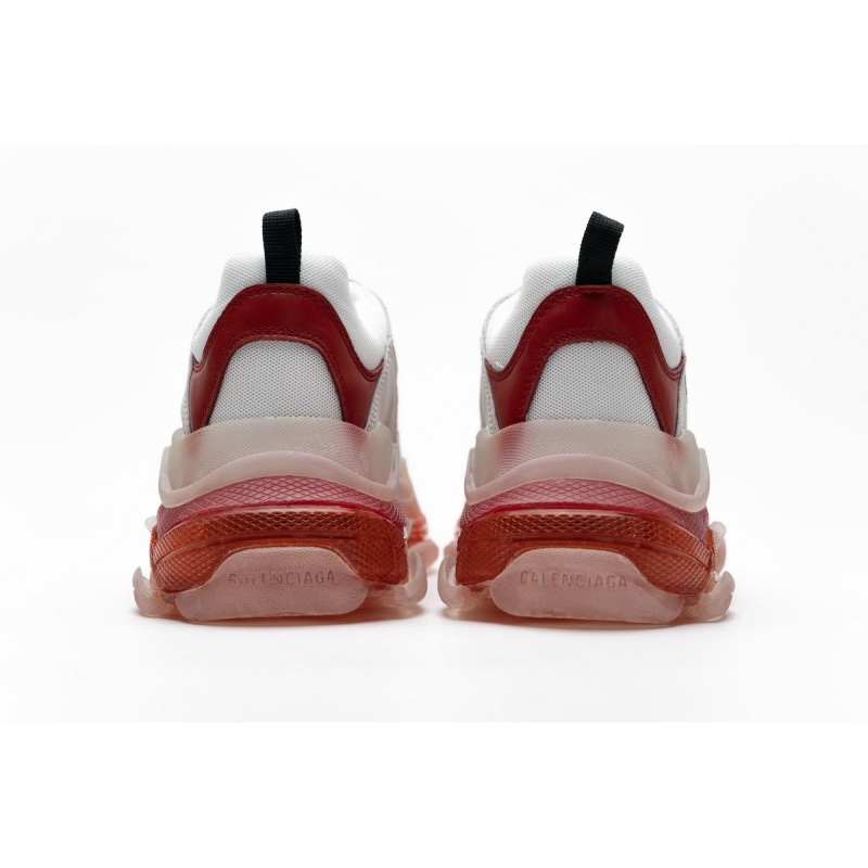 PKGoden Balenciaga Triple S White Red 544351 W09E1 4552