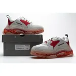 PKGoden Balenciaga Triple S White Red 544351 W09E1 4552