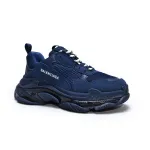 PKGoden Balenciaga Triple S Dark Blue 541624 W091 4107