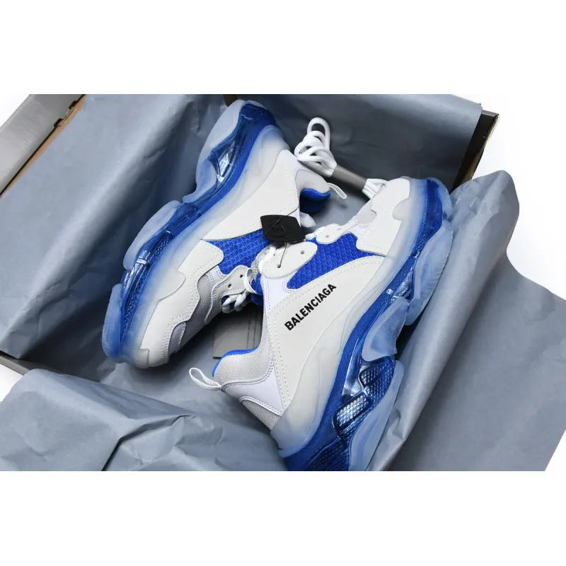PKGoden Balenciaga Triple S Grey Blue 541624 W090N 9169