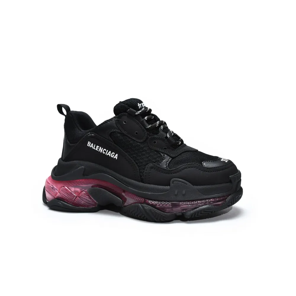 PKGoden Balenciaga Triple S Black Claret Red 544351 W0901 9011
