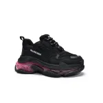 PKGoden Balenciaga Triple S Black Claret Red 544351 W0901 9011
