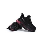 PKGoden Balenciaga Triple S Black Claret Red 544351 W0901 9011