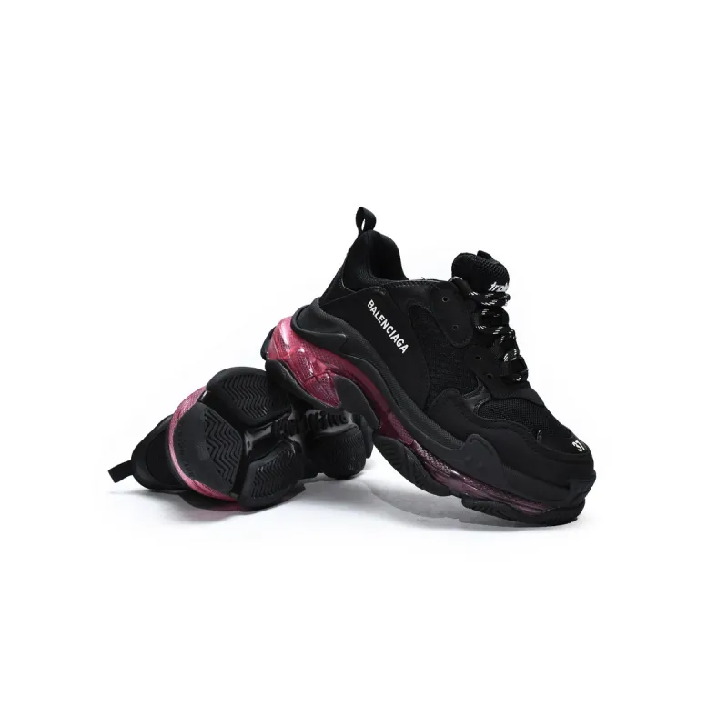 PKGoden Balenciaga Triple S Black Claret Red 544351 W0901 9011