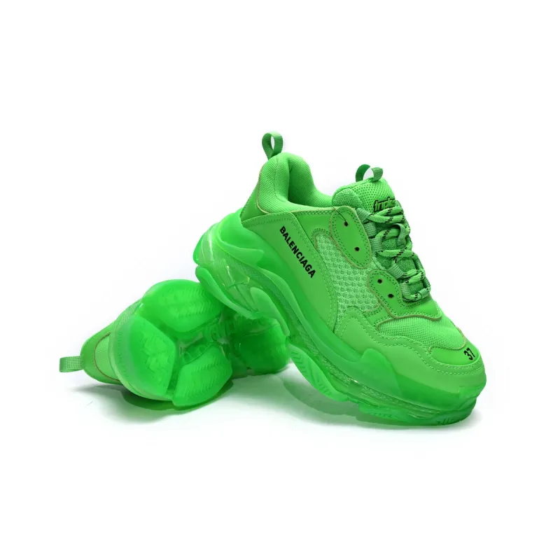 PKGoden Balenciaga Triple S Fluorescent Green 541624 W09OL 3801
