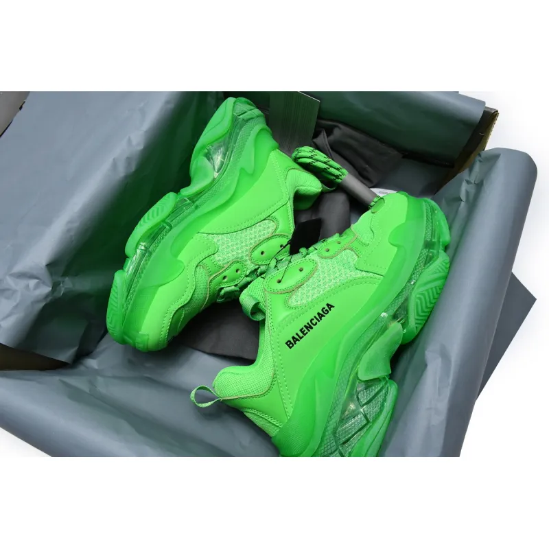 PKGoden Balenciaga Triple S Fluorescent Green 541624 W09OL 3801